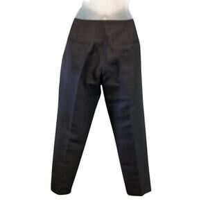 HARVEY FAIRCLOTH NAVY BLUE SILK/WOOL DRESS PANTS NEW WITH TAG 8